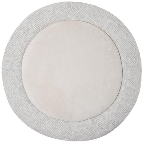 Baby's Only - Laufgittereinlage Hope - Gestrickte Krabbeldecke für Baby - Runde laufstalleinlage - Ø90 cm - Ecru