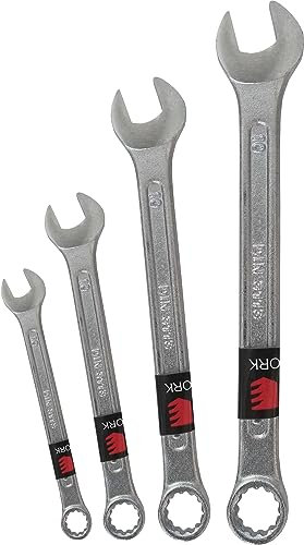 WZ-Gatze Ringmaulschlüssel 10/13/17/19 Maulringschlüssel Ringschlüssel Ring-Maulschlüssel einzeln oder im Set, bitte unter Material Größe aussuchen(19mm)