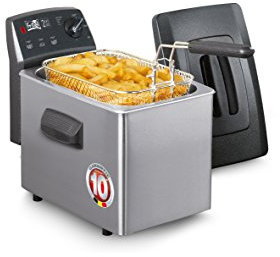 Fritel Friteuse Turbo SF® 4350-4 L - 2800 W - Couvercle anti-poussière - 3 à 5 personnes - Huile + graisse solide