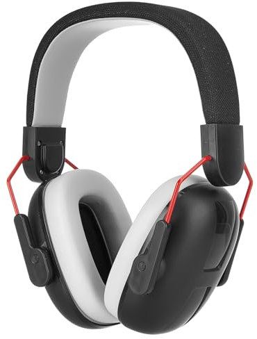 Lilian&Gema Casque Anti Bruit Enfant, Annulation de Bruit de 25 dB Casque Anti-Bruit Enfant, Casque Antibruit Enfant de 4 à 18 Ans, Casque Anti Bruit Pour Dormir — Sangle de Tête Ajustable, Noir