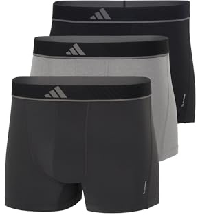 adidas Men's Men's Underwear Boxer Shorts Pack of 3 - Trunks (3 Pack) - Active Micro Flex Eco Underwear, 907 Assorted 2, XL