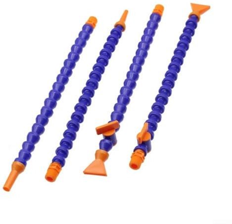 Tuyau de refroidissement adapté pour tours, fraiseuses et outils CNC avec raccords filetés externes (interrupteur (bouche plate)