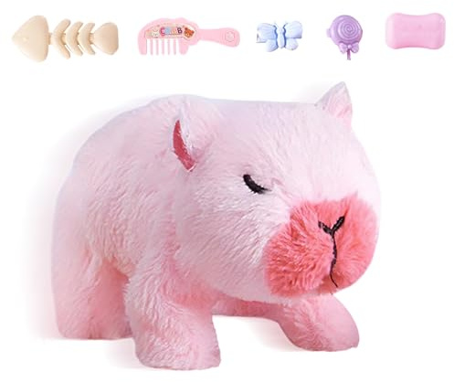 Gungtj Jouets Interactifs pour Animaux, Marchante avec Son Et Lumière, Animal De Compagnie Électronique avec Son Et Lumière, pour Enfant Adulte Fille Garçon Maison Salle De Jeu Jardin D'Voyage