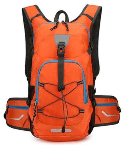 Awwertse Utomhusvätskeryggsäck för Utomhussport Fotvandring Camping Klättring Bergsklättring Ryggsäck Resesäck Dagsäck Orange