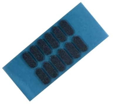 Uqezagpa Universal Teclados Interruptores de alambre de acero Silenciador Pad 12pcs EVA Cojín de escritura Control de ruido EVA Teclado Amortiguadores