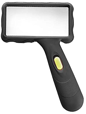 Bär förstoringsglasögon Observationsförstoringsglasögon med huvudband Bär förstoringsglasögon Bärbar lins med LED,