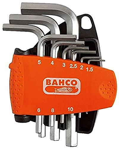 Bahco BE-9878 Hexagon Offset Screwdriver Set, Silver/Orange