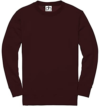 D&H CLOTHING UK premium sweatshirts enkla arbetskläder vardaglig rund hals jumper tröja sport fritid fleece