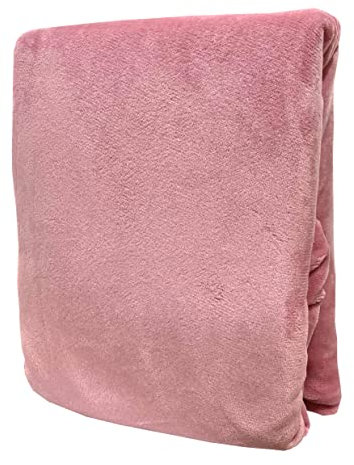 Leonado Vicenti Spannbettlaken Winter extra warm Plüsch Rosa 180x200 / 200x200 kuschelige Premium Cashmere Touch Teddy Bettlaken Fleece Plüsch Betttuch