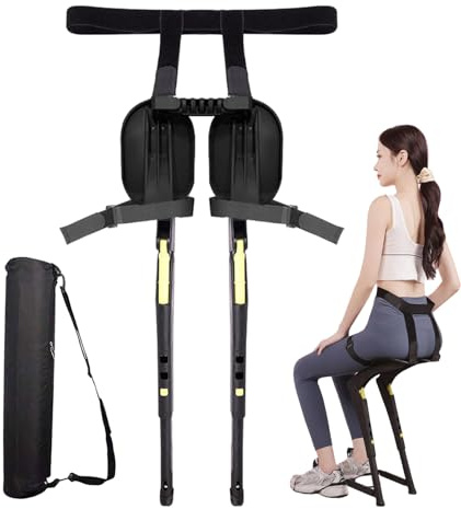 Chaise portable – Système de soutien des jambes sans chaise pour s'asseoir n'importe où, siège ergonomique pour soulager les jambes debout | Tabouret léger et invisible pour les activités de plein air