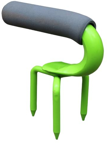 Coltivatore manuale da giardino, impugnatura ergonomica, design triangolare per un efficiente allentamento del suolo e manutenzione del cortile all'aperto, strumento da giardino in acciaio al