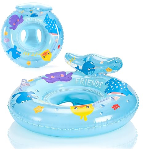 Flotador de natación inflable para bebé, ballena, anillo de natación (ballena)