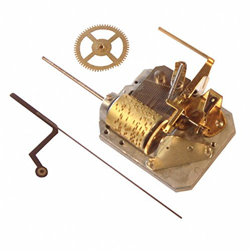 August Schwer Mechanisches Musikspielwerk Werk PF 1.22-13 Zähne, Achse 48mm