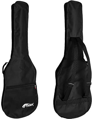 Tiger Gigbag für E-Gitarre, 4/4 volle Größe, Schwarz