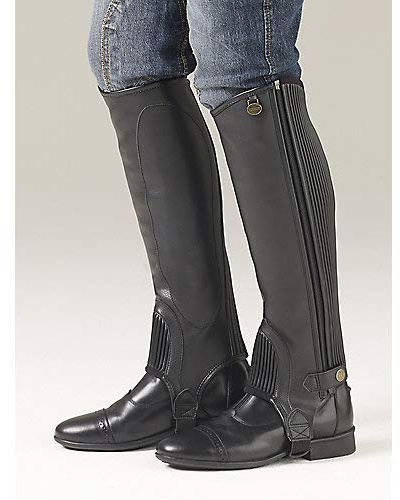 Ovation Ladies EquiStretch II Half Chap LG T Black
