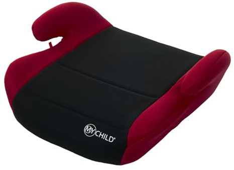 MyChild Brundle Group 2/3 Booster Car Seat Red., Backless Booster Seat. Lightweight 700g. From 15kg to 36kg Approx. 4 - 12 Years