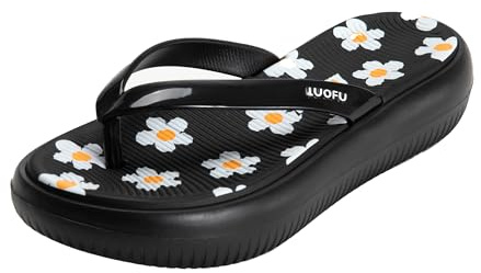 JOMIX Chanclas Mujer Verano con Plataforma Chancletas Mujer con Suela Gruesa