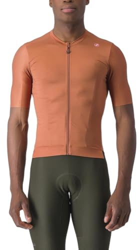 CASTELLI Men's Espresso Technical Jersey, Mocha/Dark Grey, M