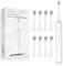 HYCHIKA Elektrische Zahnbürste - Electric Toothbrush Ultraschall,mit 3 Modi,IPX7 leise Elektrische Zahnbürste mit 240-Tage-Batterielebensdauer,2500mAh Batterie+8 Stücke Zahnborstenköpfe