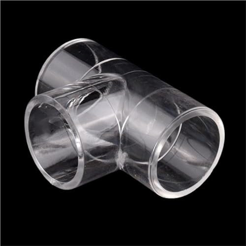 PXAMORTEL Raccordi per Tubi Trasparenti in Acrilico a Gomito Raccordo for Tubo a L da 90 Gradi, connettore for Tubo in Acrilico Trasparente Spesso(White,25mm)