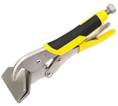 JISADER Pinzas de cierre con abrazadera para chapa metálica, alicates de cierre ergonómicos, herramienta manual para doblar metal