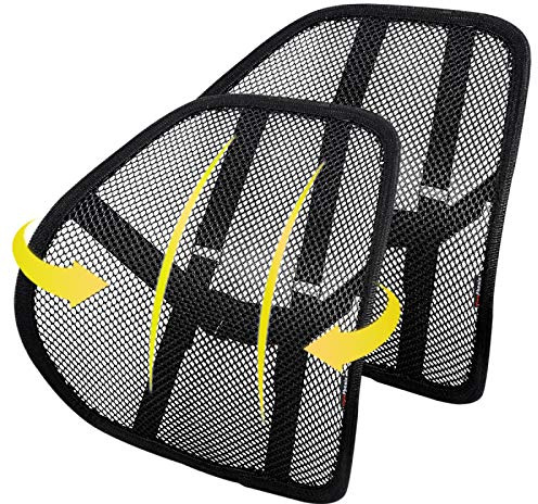 kingphenix Lumbar Support (2 Pack) with Breathable Mesh, Suit for Car, Office Chair