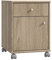 Newroom Rollcontainer Sonoma Eiche Bürocontainer Modern - 38,6x54,1x42 cm (BxHxT) - Beistellcontainer Rollschrank Schubladenkommode - [Albus.one] Büro Arbeitszimmer Wohnzimmer