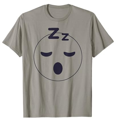 Sleep Emoticon Pajama Sleeping Pjs Men Women Pajamas T-Shirt