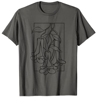 Blume Floral mit großen Glockenblüten Glockenblume T-Shirt