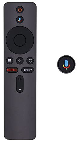 Xiaomi Fernbedienung Ersatzfernbedienung mit Bluetooth und Sprachsteuerung für Mi Box S und Mi TV Stick/Box 4S 4K kompatibel mit Bluetooth-Sprachfernbedienung XMRM-006/00A