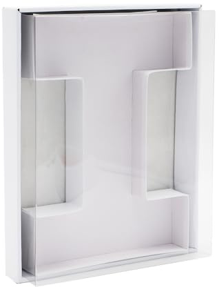 SHENGHE 12 Fillable Cardboard Letter Charcuterie Gift Cupcake Box With Cover Sweets Packaging (I)