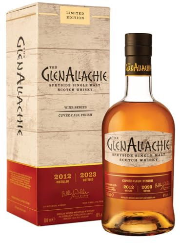 The GlenAllachie 10 Years Old Wine Cuvée Cask Finish 2012 48% Vol. 0,7l in Geschenkbox