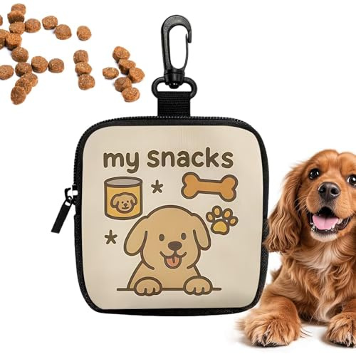 Bolsa Porta-Premios para Perros Dispensador Portátil de Recompensas