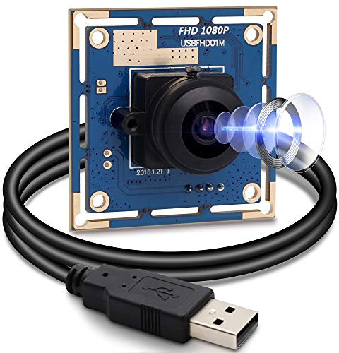 Svpro 2MP HD hoher Rahmen 640X480@100fps USB Videokamera Module Weitwinkel 180 Grad Fischaugenobjektiv PC Web Kamera UVC Industrielle USB mit Kamera für Android Windows Linux(SV-USBFHD01M-L180)