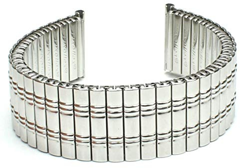 Rowi 22 mm Fixoflex S dragband L316 rostfritt stål klockarmband Made in Germany origanalförpackad