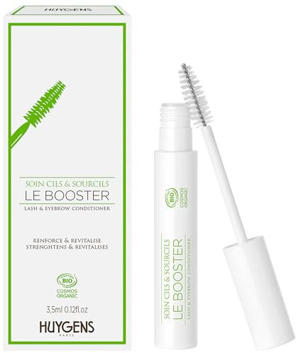 HUYGENS Sérum Cils & Sourcils à l’Huile de Ricin – Booster +19% Densité & Longueur – Soin Fortifiant Naturel, Cliniquement Prouvé, Sans Hormones ni Parfum – Certifié BIO – 3,5 ml