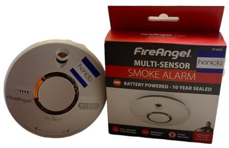 Fireangel ST-622T 10 Year Thermoptek Thermally Enhanced Optical Smoke Alarm (Replaces ST-620/ST-622) - Hanicks
