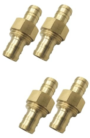 Uonlytech 2sets Heavy Duty Garten Schlauch Reparatur Anschlüsse Quick Connect Doppel Schlauch Armaturen 2 Stücke * 2