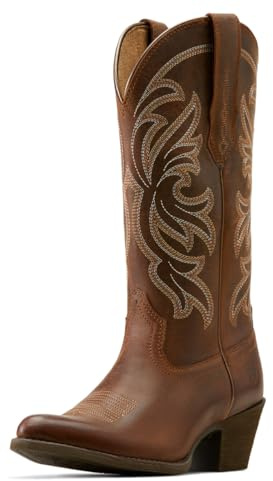 Ariat Heritage J TOE STRECHFIT - Botas de vaquero para mujer, color marrón, Sassy Brown, 41 EU