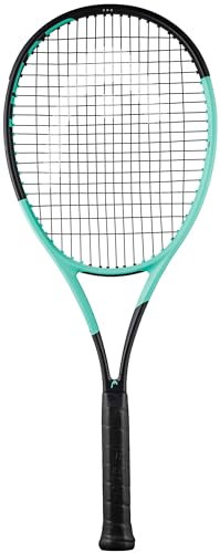 HEAD Boom Pro 2024 Tennis Racquet - Strung Mid Tension with Velocity 16 Gauge - (4 1/4 Grip)