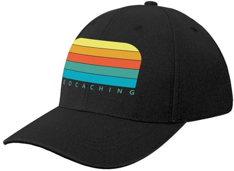 CIZIEOE Baseball Cap Gorra de béisbol con diseño Retro de Geocaching, Nueva Gorra para niños, Gorra Divertida, Gorra para Hombres y Mujeres