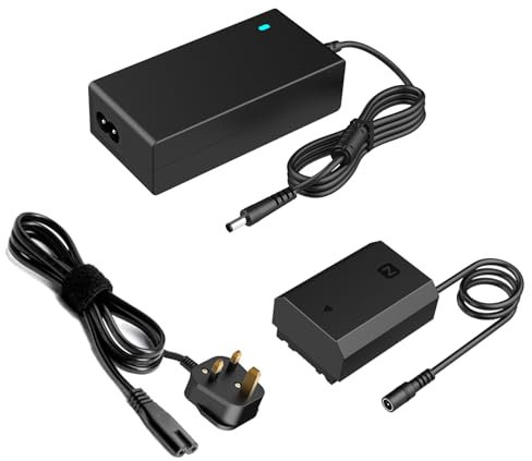 HYCTP NP-FZ100 AC power adapter/NPFZ100 dummy battery kit, For Sony Alpha A7 III A7 IV A7R III A7R IV A7C 1A FX3 A6600 A7III A7IV A7SIII A7RIII A7RIV A9II A9R A9S A73 A74 A7R3 A7R4 Cameras Accessories