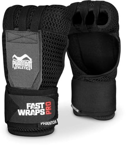 Phantom Athletics Fast Wraps Pro boxningshandskar – lätta boxbandage för kampsport som MMA, Muay Thai och kickboxning – L-XL