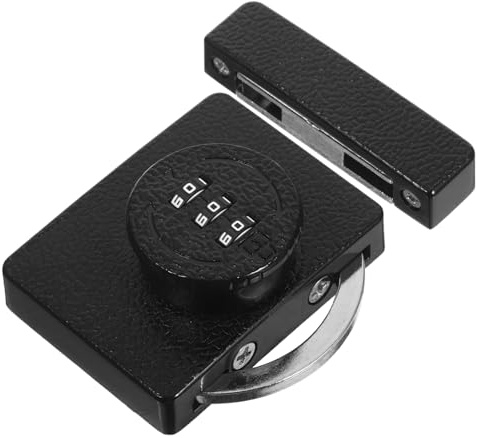 jojofuny Combination Lock Keyless Cabinet Lock for Closet and Drawer Zinc Alloy Easy Installation No Drilling Household Cabinet