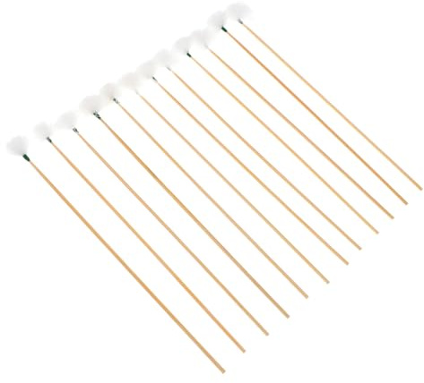LOORGVEL 12 Piezas Palitos de Limpieza de Cera de Oído con Pluma de Herramientas de Masaje Auricular Desechables para Eliminar Cerumen y la