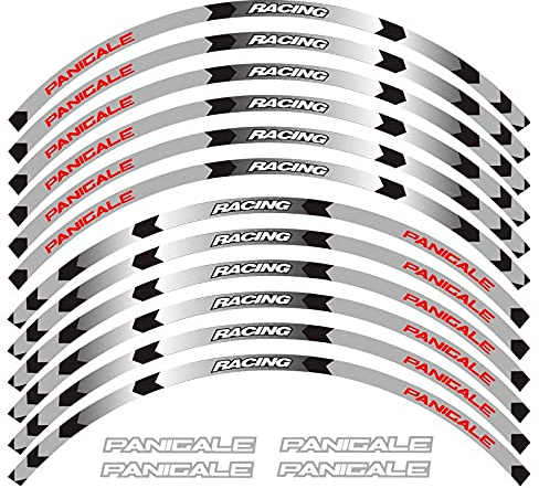 Motorcykelhjuldekaler För D&uc&ati PANIGALE 959 1199 V4 1299 899 | Förstärker det sportiga utseendet, förbättrar sikten i mörker och ger en touch av stil.(Multi-colored 6)