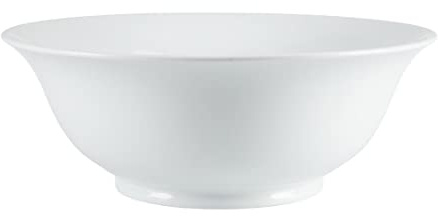 Olympia Large Salad Bowl 330mm Porcelain White Kitchen Dish Restaurant