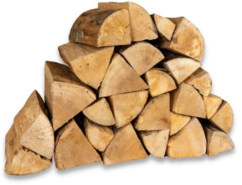 Logpile - Kiln Dried Beech Hardwood Premium Fire Logs (30kg) | Hot & Long Burning Firewood for Log Burners, Wood Burners, Fireplaces & Stoves | Sustainably SourcedBritish Wood, Dry and Ready to Burn
