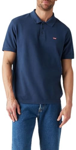 Levi's Housemark Polo Camiseta, Dress Blues D, L Hombre