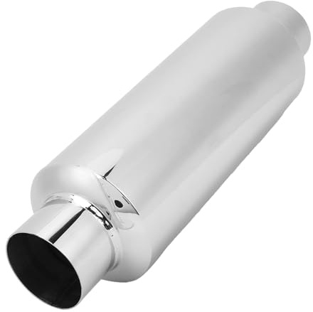 Aramox Silencieux droit universel en acier inoxydable de 2,5 pouces - augmentation des performances et son profond